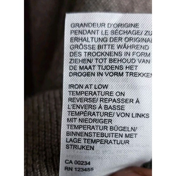 Black Brown 1826 Sweater‎ Mens XL Brown 100% Extra Fine Merino Wool NWT DEFECT - Picture 5 of 8